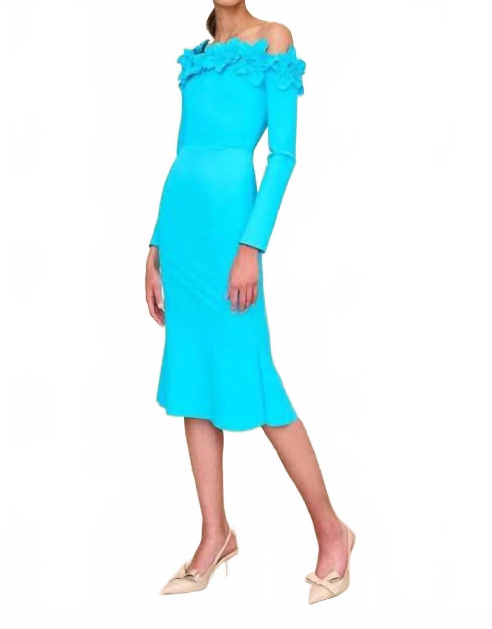 NEW GRETA CONSTANTINE enida dress in ocean